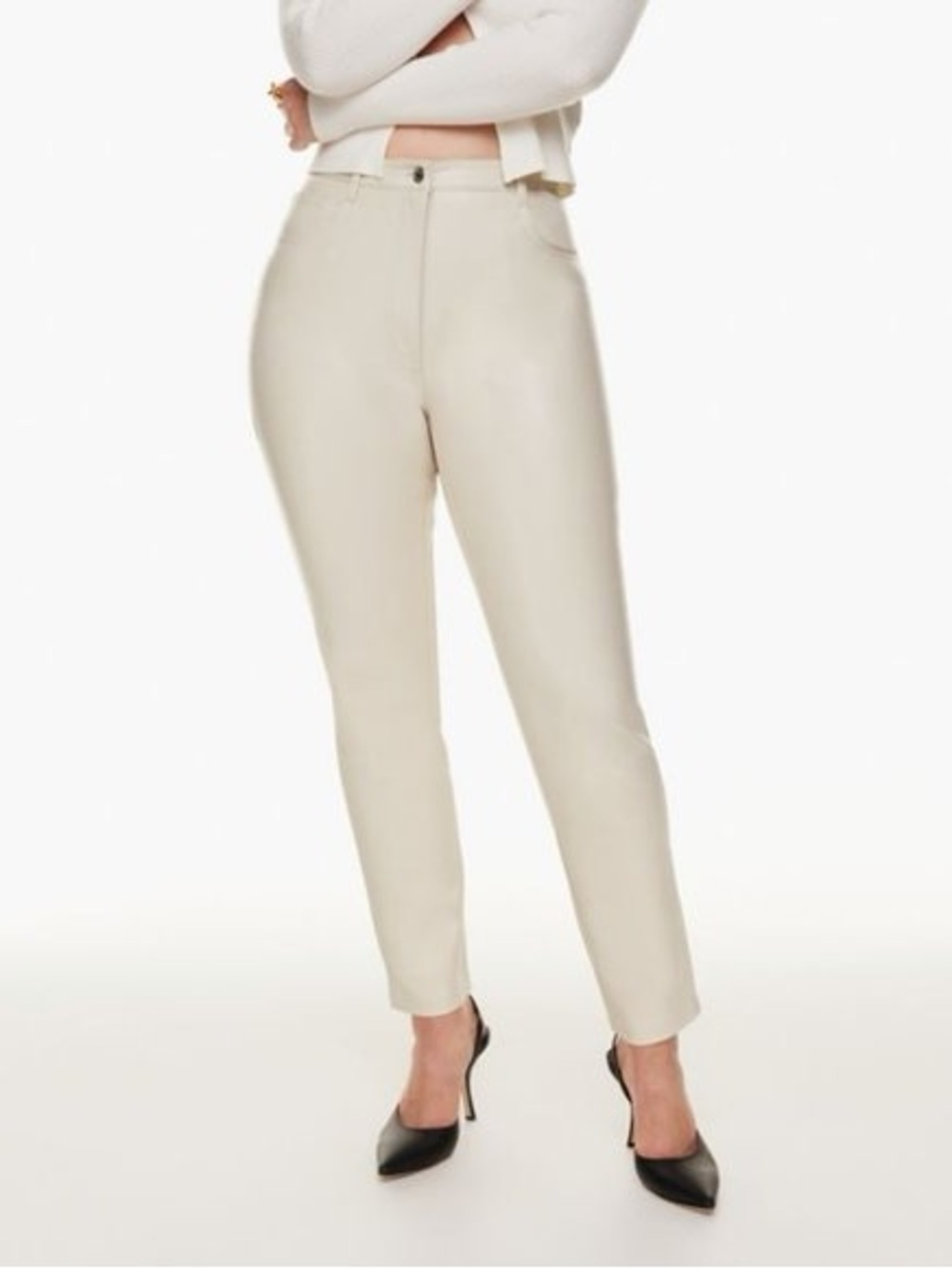 Aritzia Wilfred Melina Leather Pants